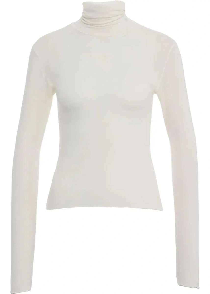 Tricou Kaos alb din casmir - Img 2