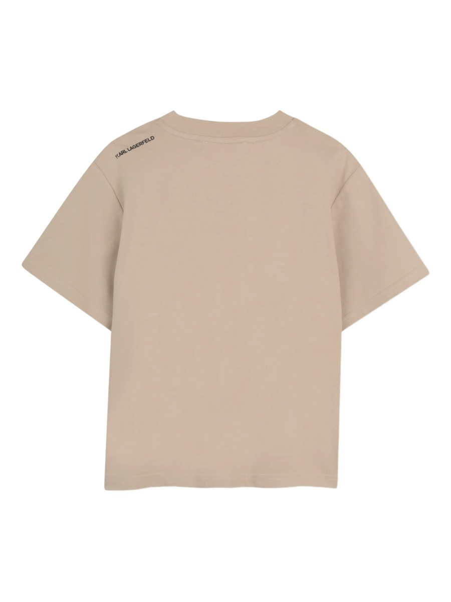 Tricou Karl Lagerfeld neutru - Img 2