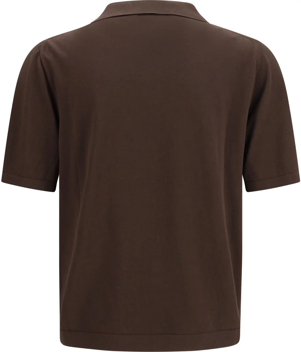 Tricou Levanti V-neck knit T-shirt - Img 2