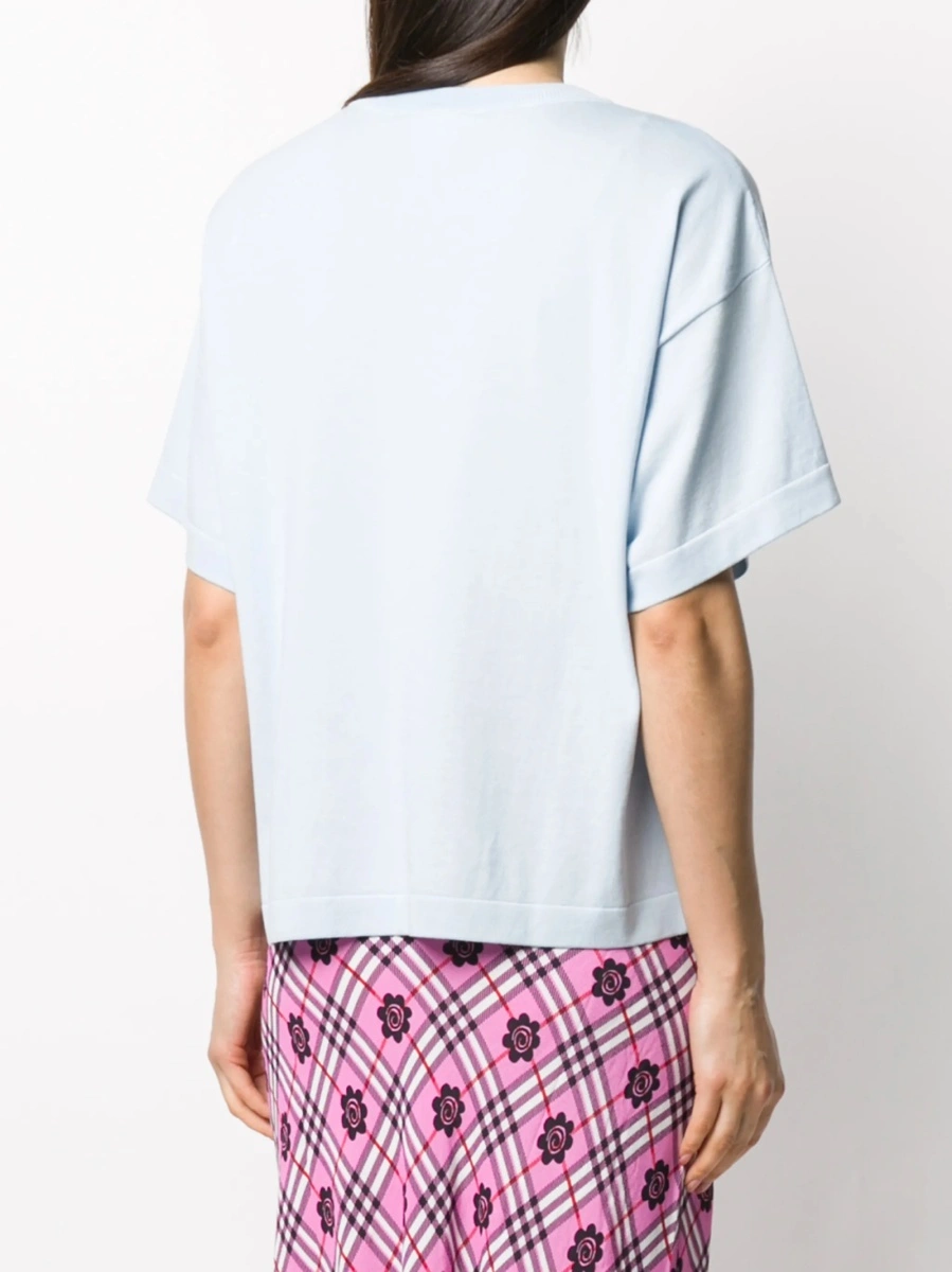 Tricou LOVE Moschino albastru - Img 4