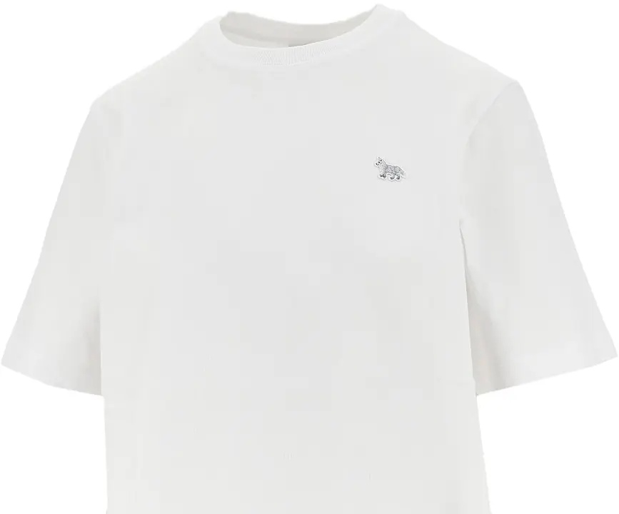 Tricou MAISON KITSUNÉ 'Baby Fox' patch Comfort Fit T-shirt - Img 2