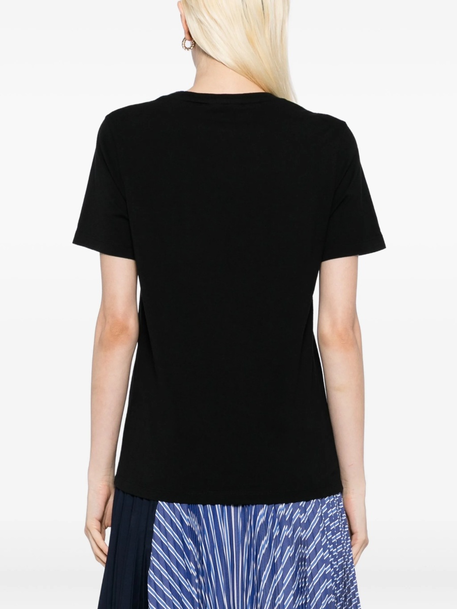 Tricou MAISON KITSUNÉ negru - Img 4