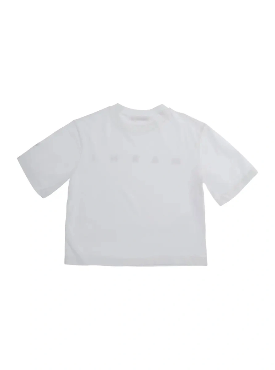 Tricou Marni alb din bumbac - Img 2
