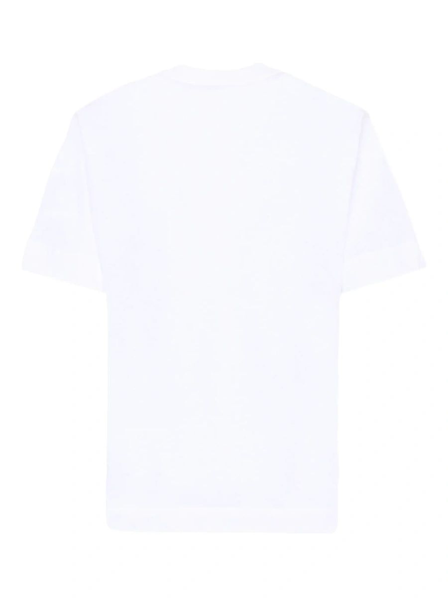 Tricou Marni alb din bumbac - Img 4