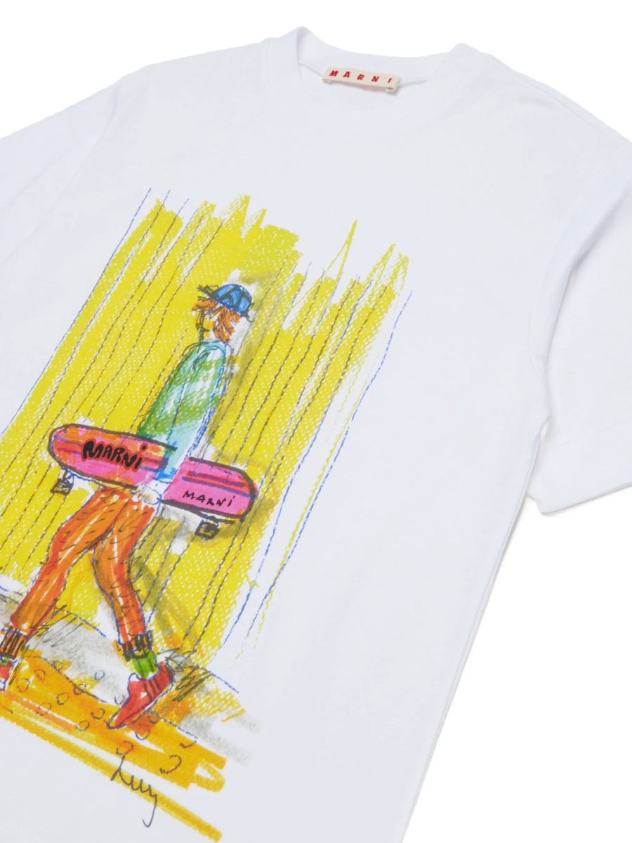 Tricou Marni alb - Img 3
