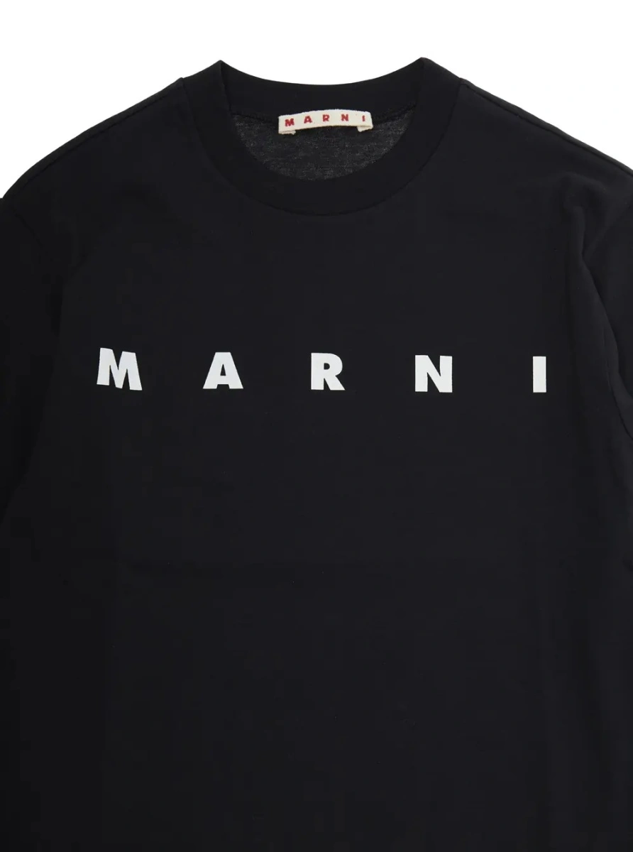 Tricou Marni negru din bumbac - Img 3