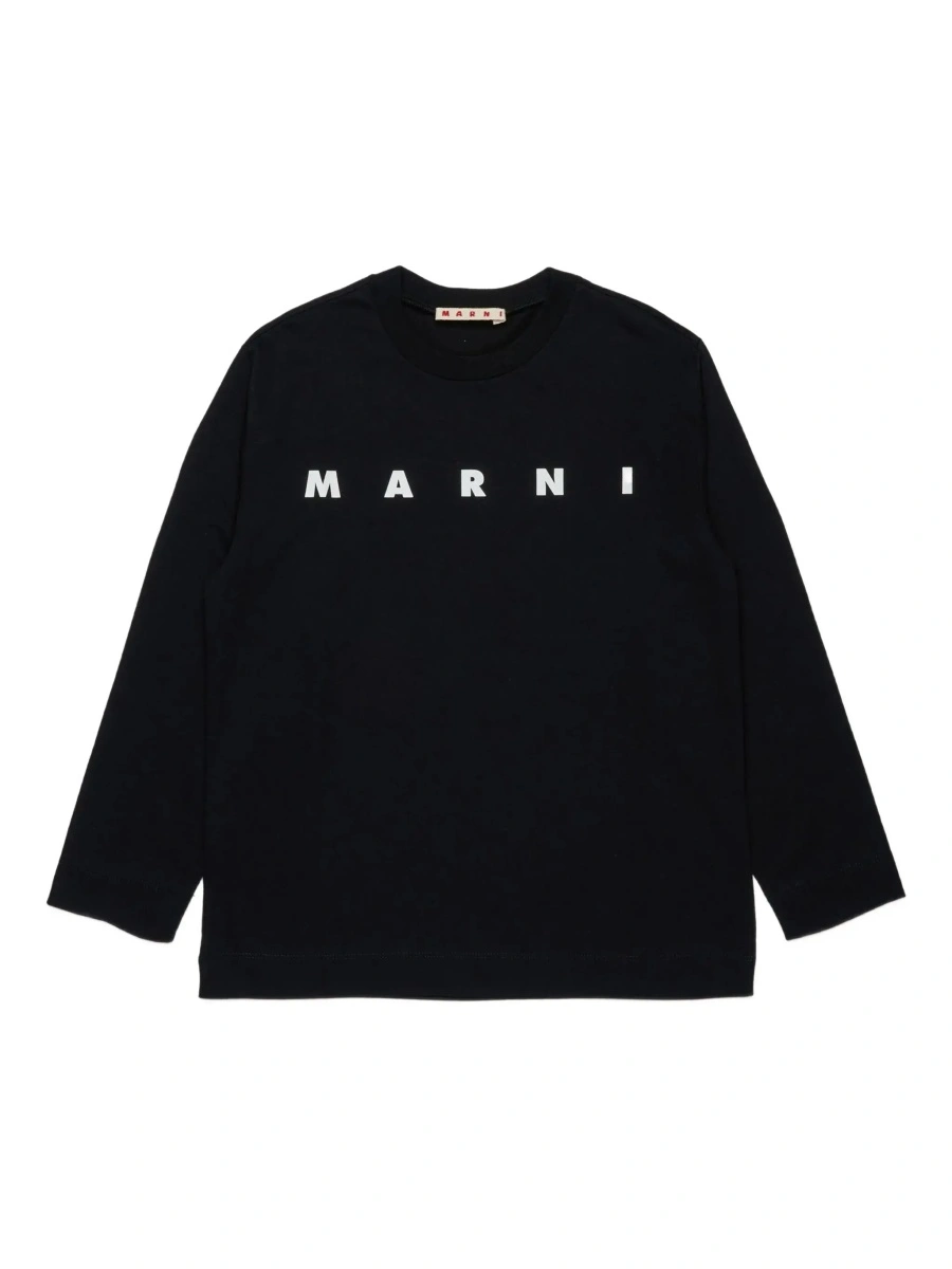 Tricou Marni negru din bumbac - Img 7