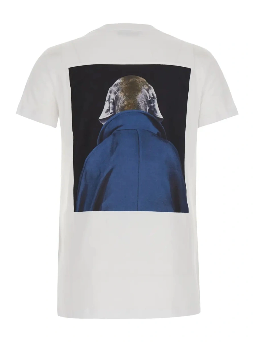 Tricou Max Mara alb din bumbac - Img 2