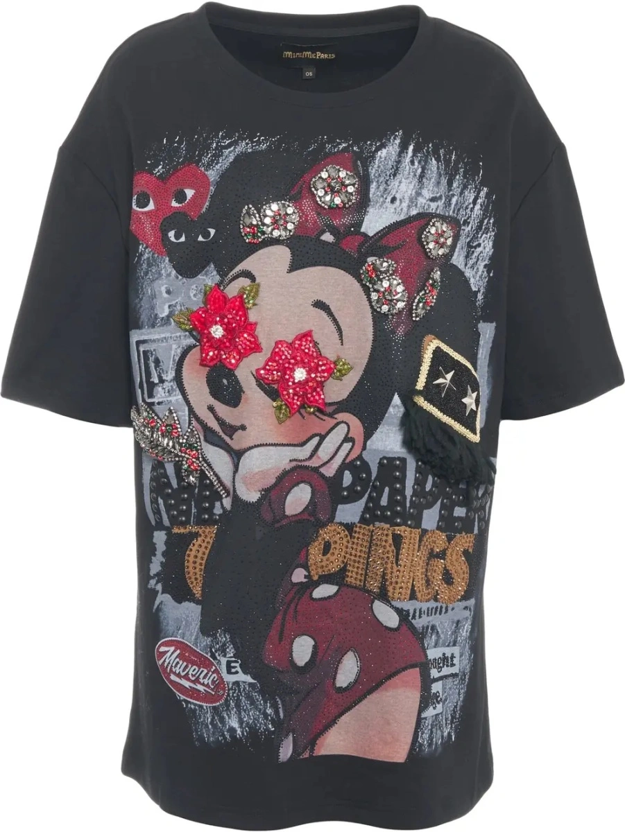 Tricou Mini Me Paris negru - Img 2