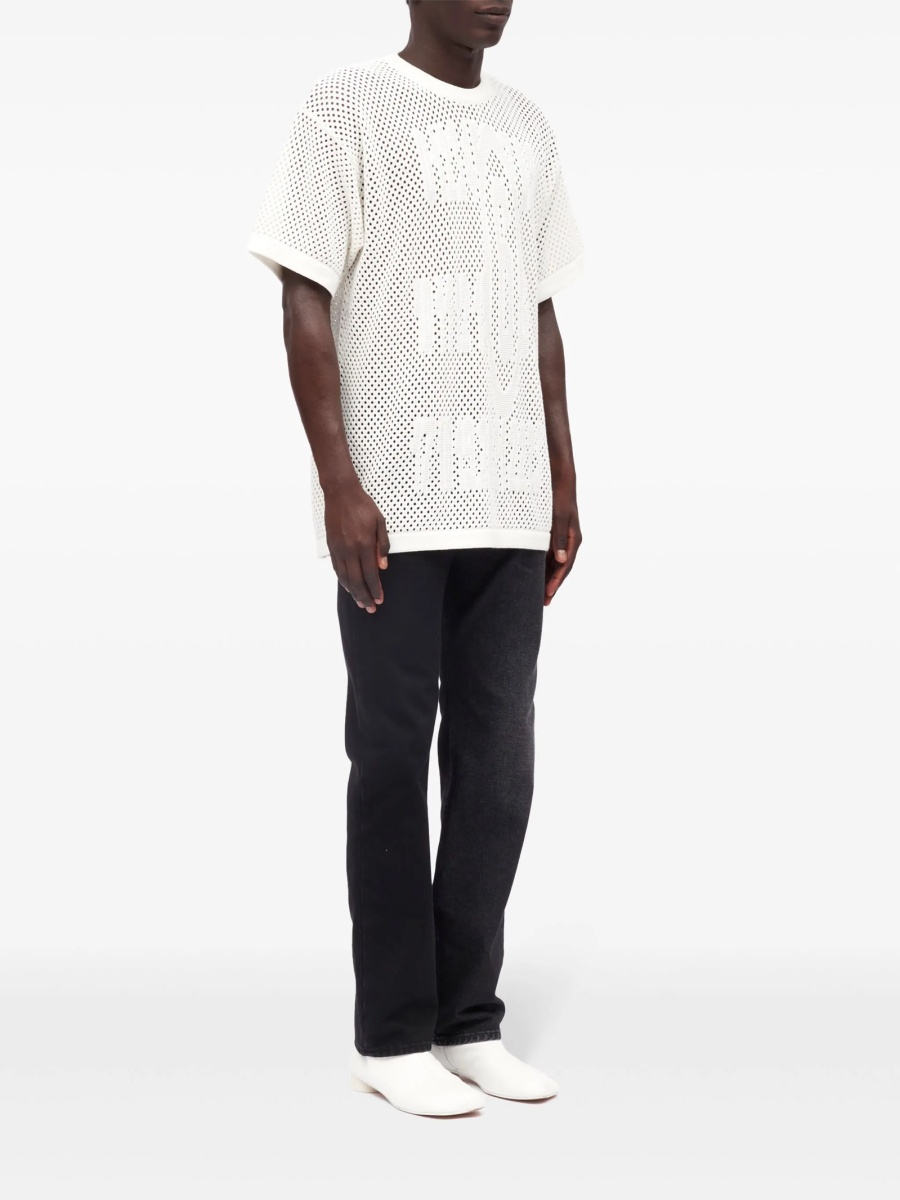 Tricou MM6 Maison Margiela alb - Img 3