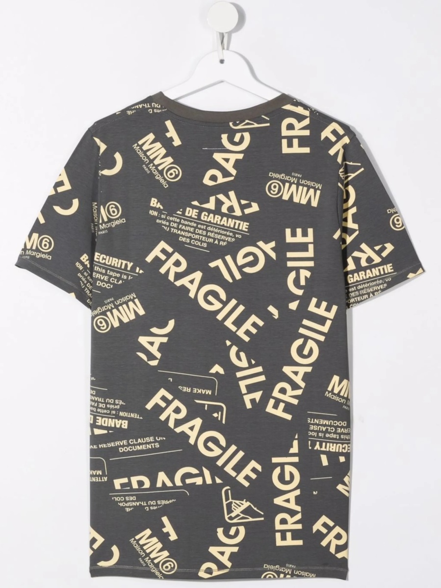 Tricou MM6 Maison Margiela gri - Img 2