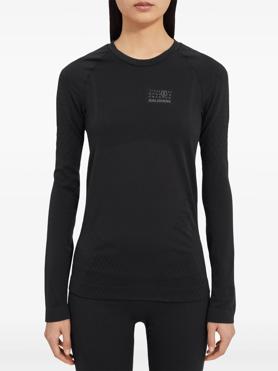 Tricou MM6 Maison Margiela negru - Img 5