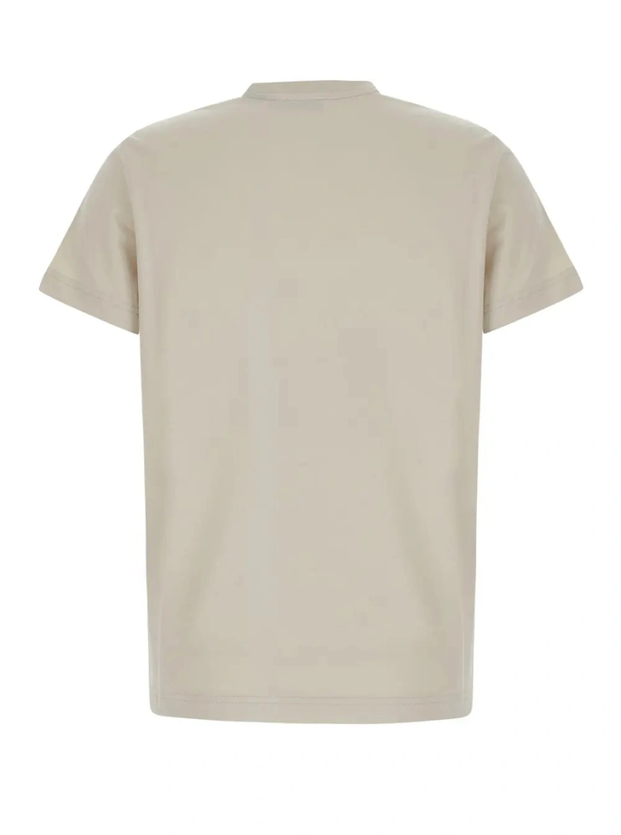 Tricou Moncler alb din bumbac - Img 2