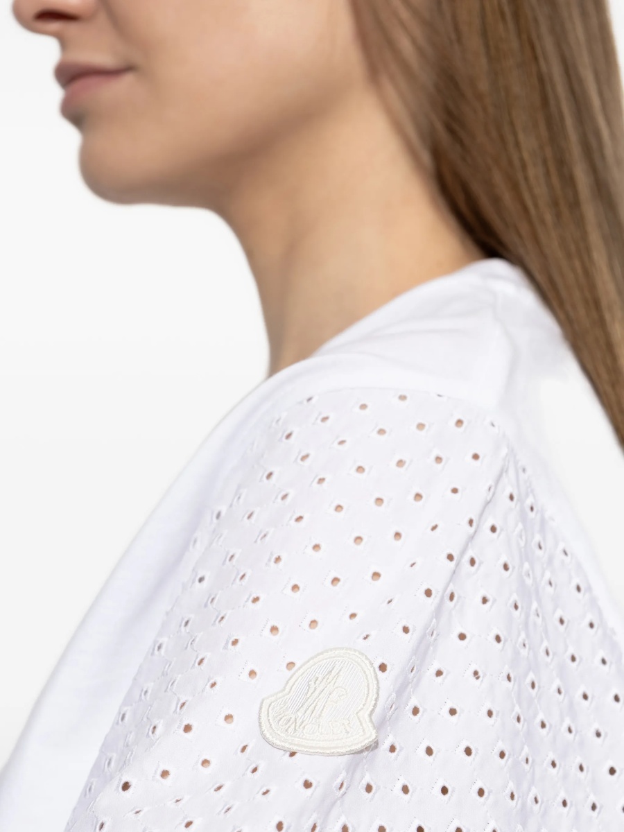 Tricou Moncler alb - Img 5