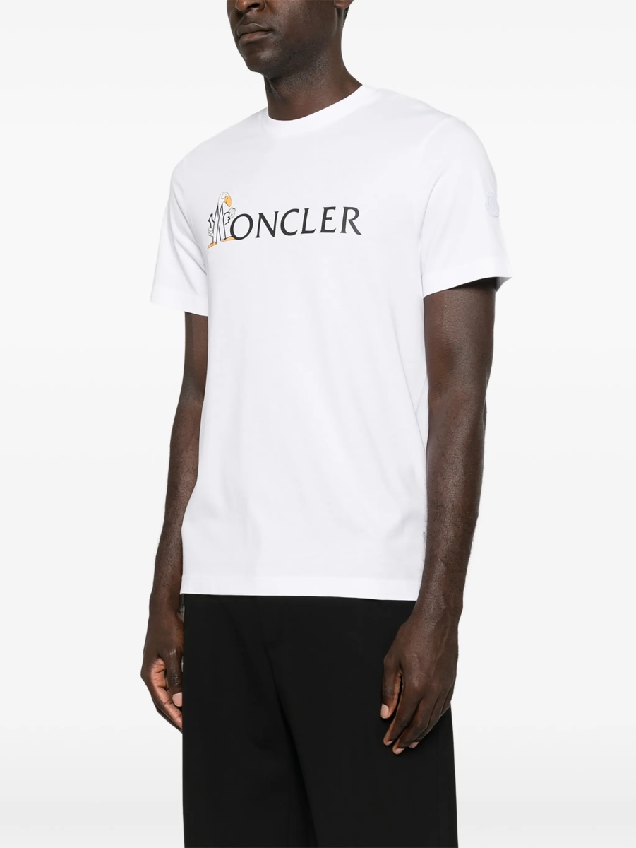 Tricou Moncler alb - Img 3