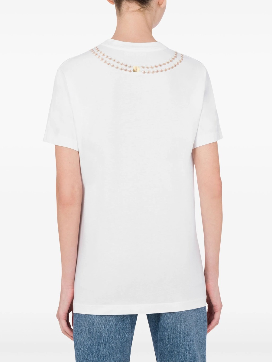 Tricou Moschino alb - Img 3
