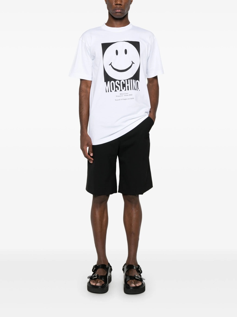 Tricou Moschino alb - Img 2