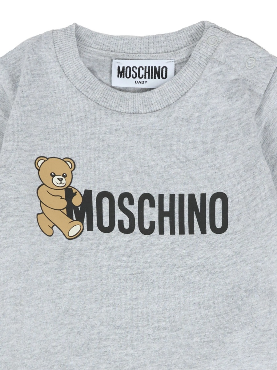Tricou Moschino gri - Img 3