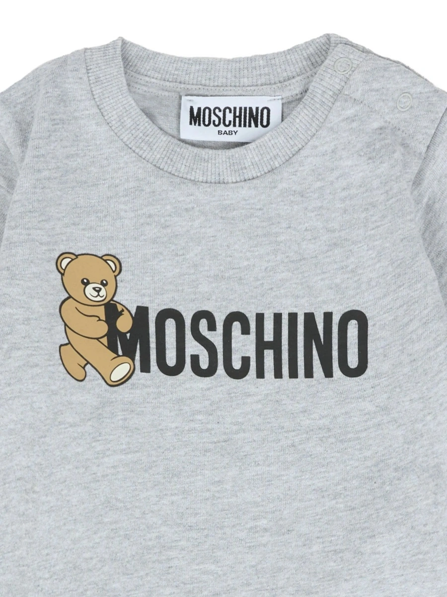 Tricou Moschino gri - Img 3