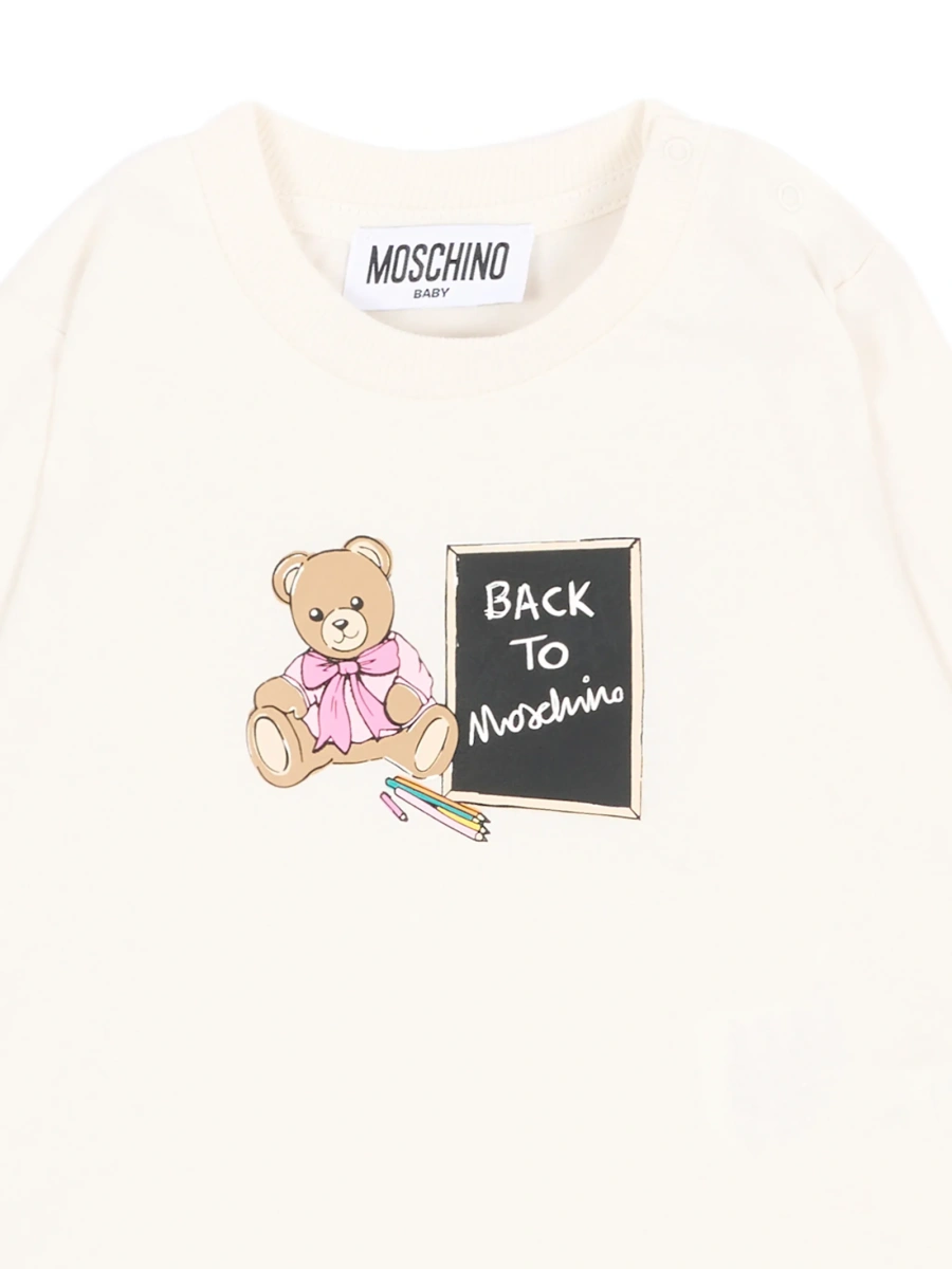 Tricou Moschino neutru din bumbac - Img 3