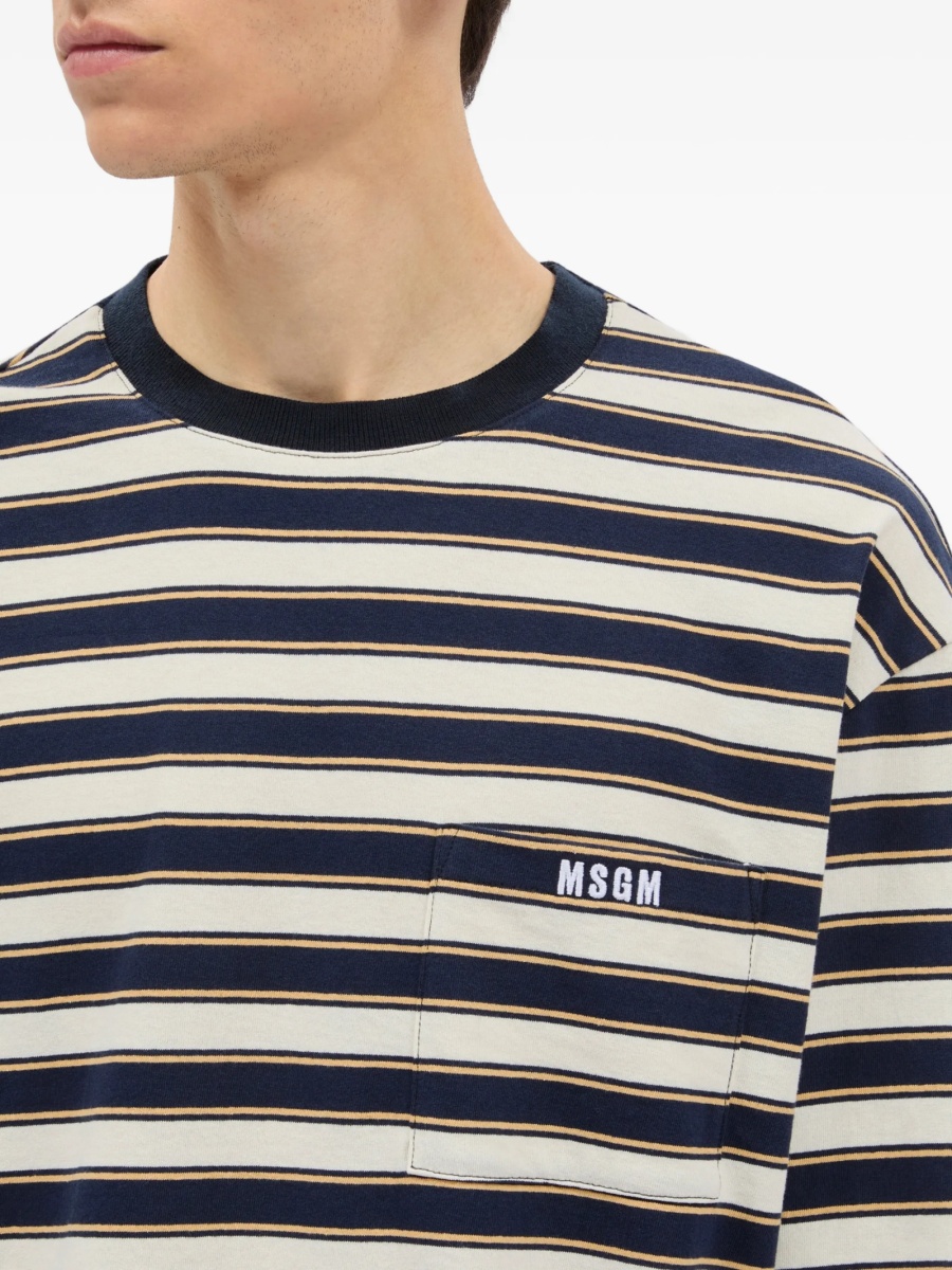 Tricou MSGM albastru - Img 4