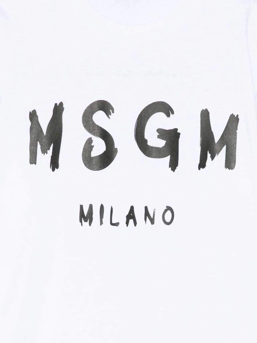Tricou MSGM alb - Img 3