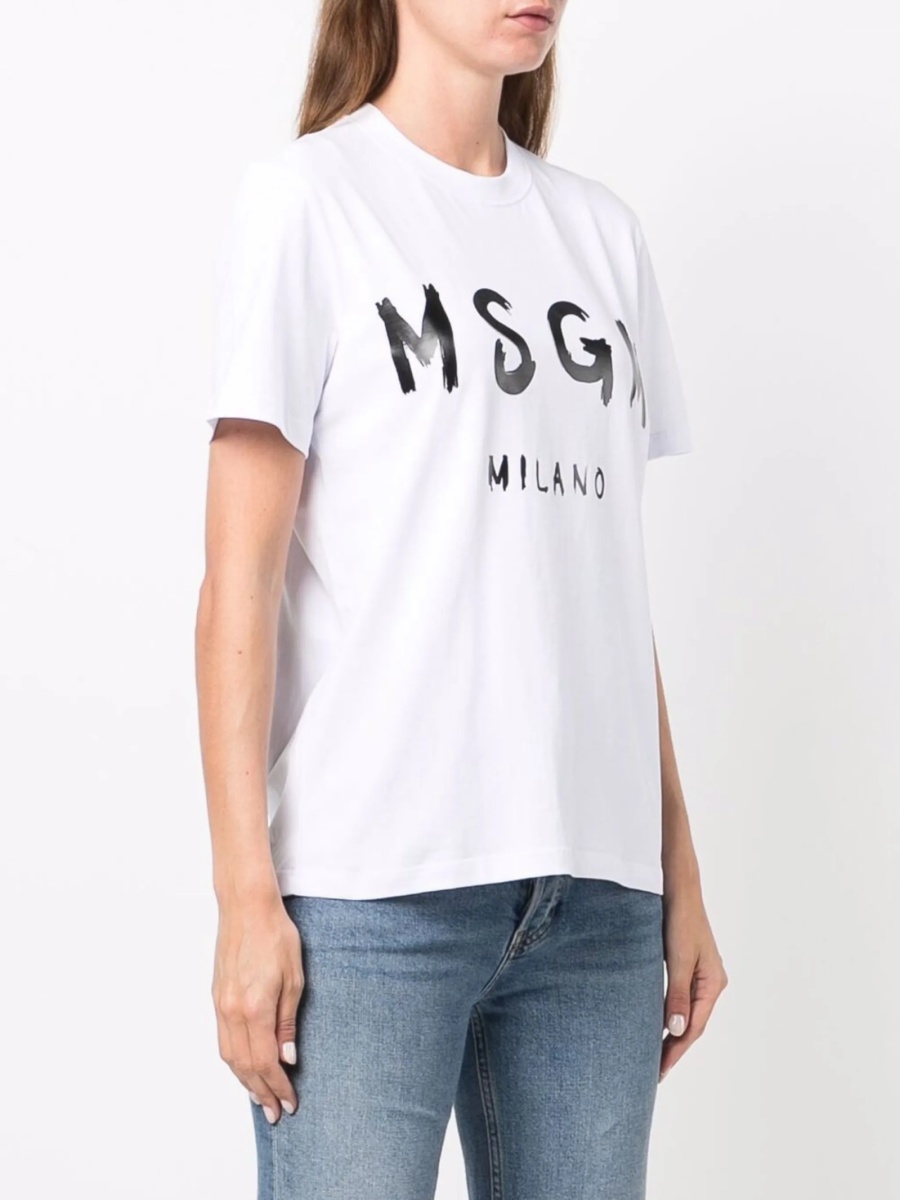 Tricou MSGM alb - Img 3