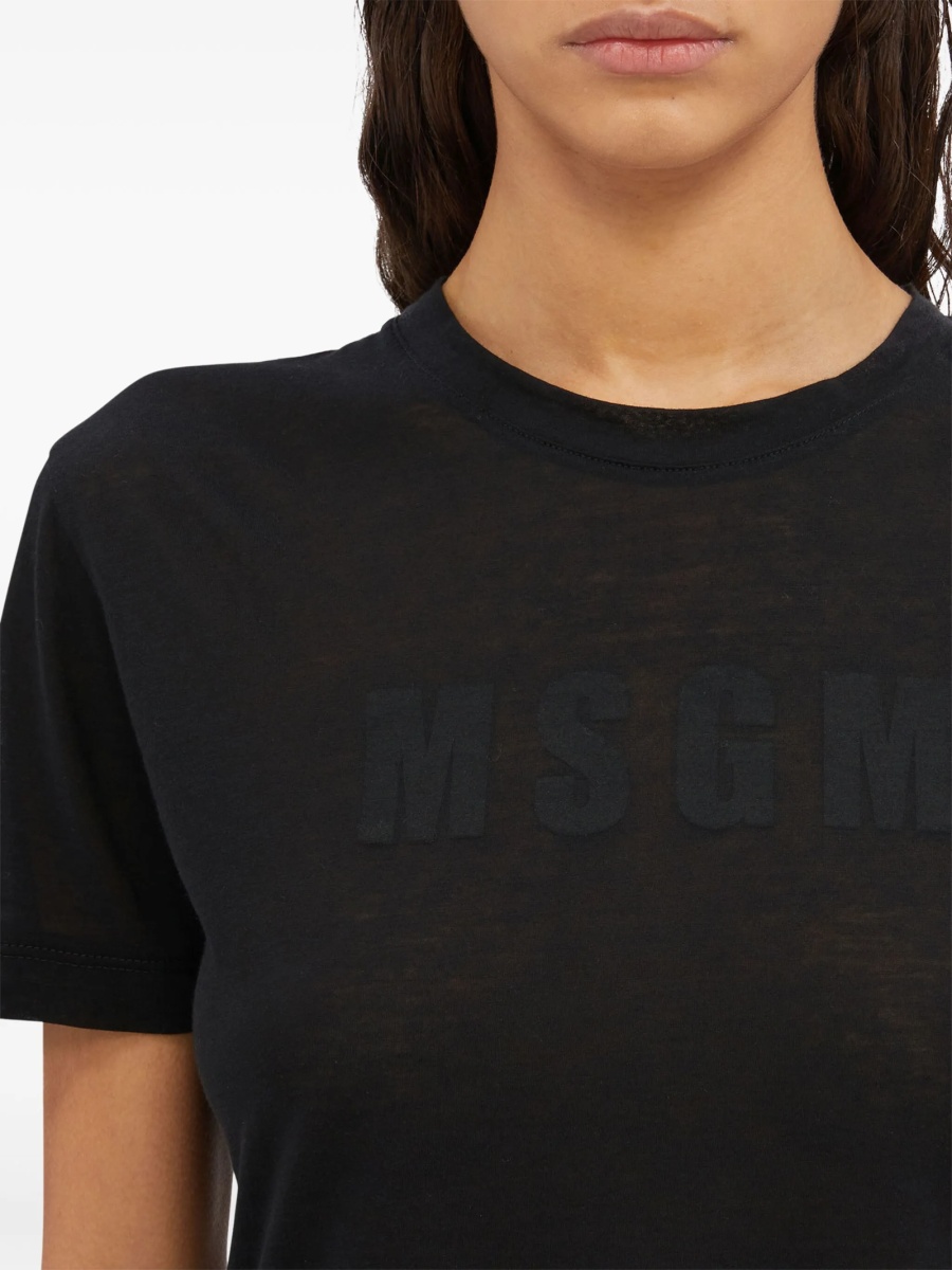 Tricou MSGM negru - Img 5