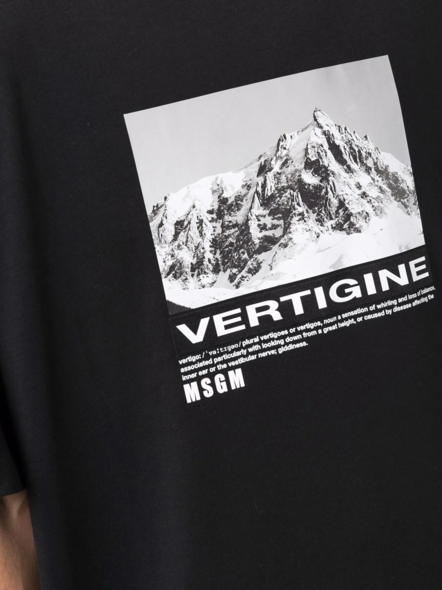 Tricou MSGM negru - Img 5