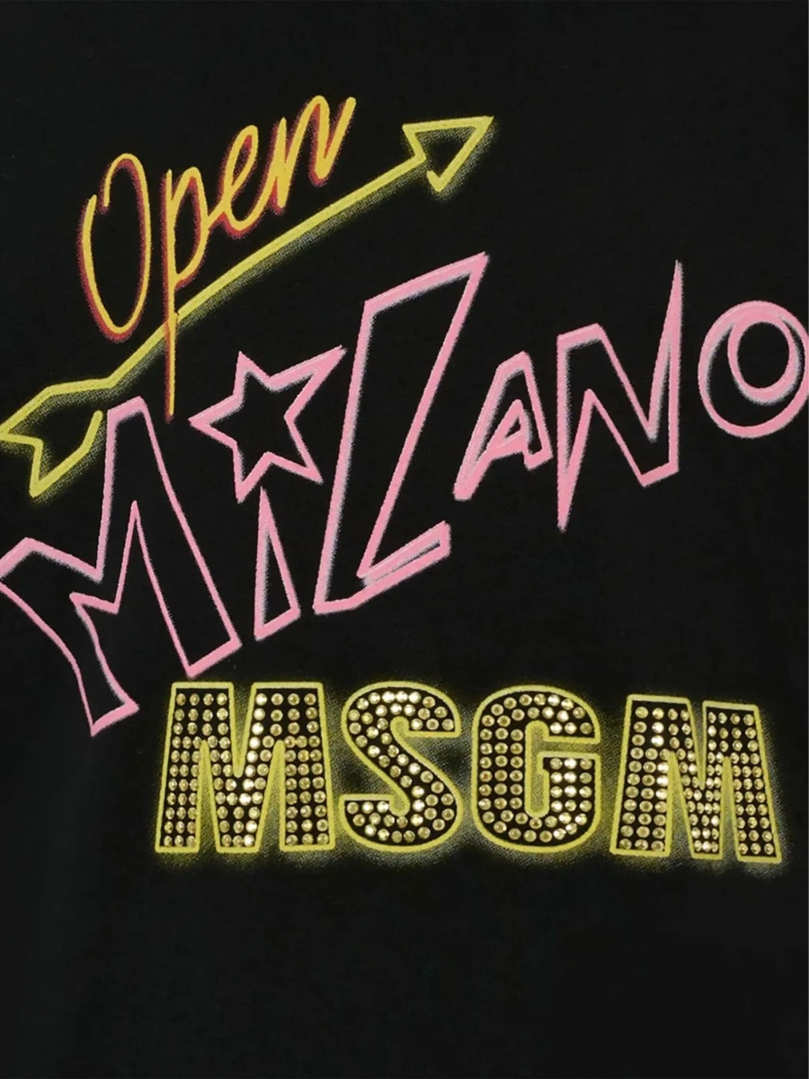 Tricou MSGM negru - Img 3