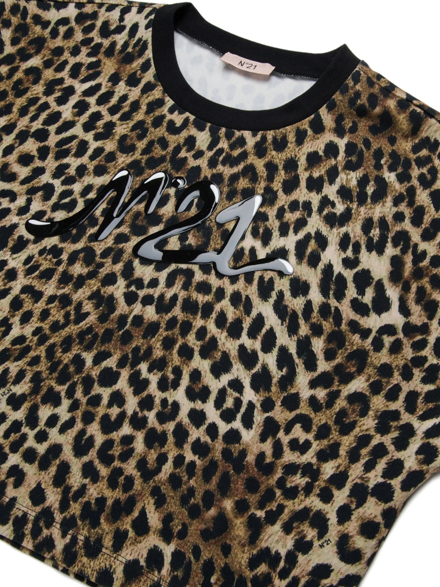 Tricou N°21 Kids maro - Img 3