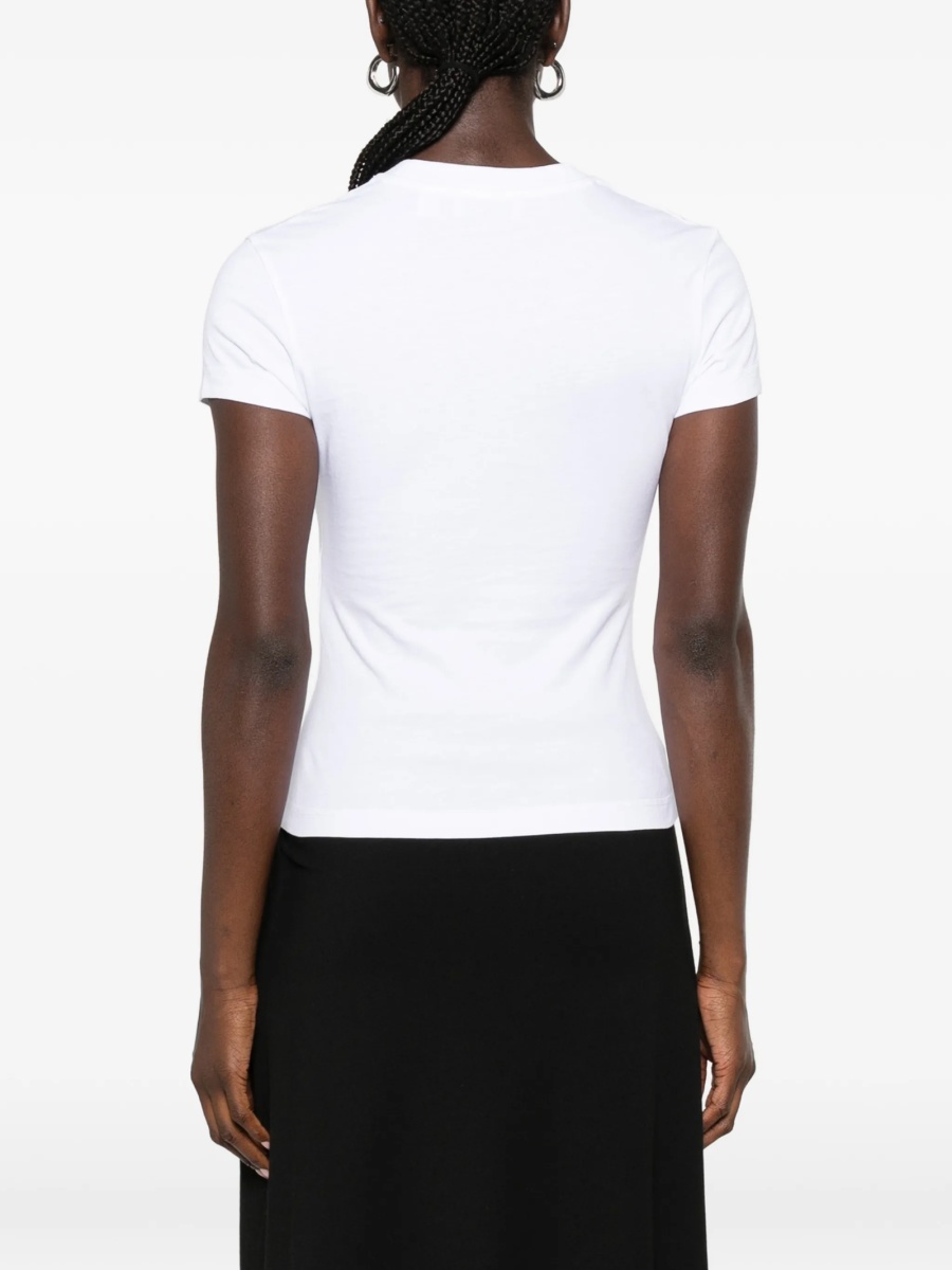 Tricou Off-White alb din bumbac - Img 4