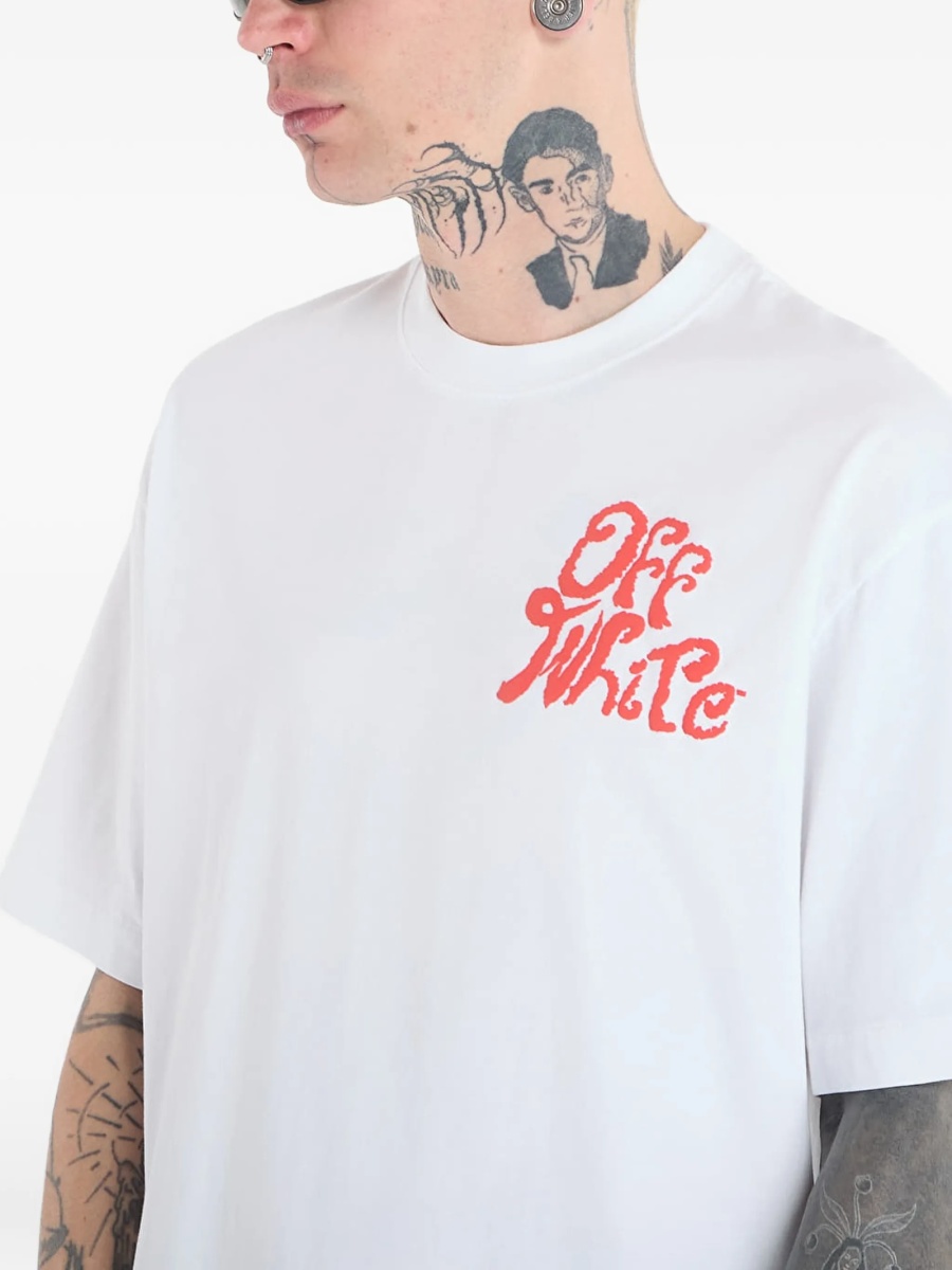 Tricou Off-White alb - Img 4