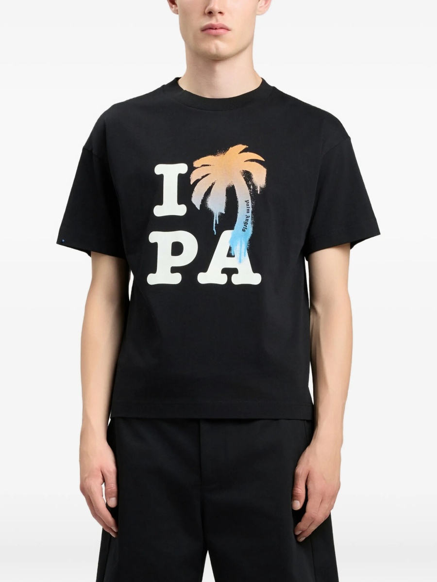 Tricou Palm Angels negru - Img 3