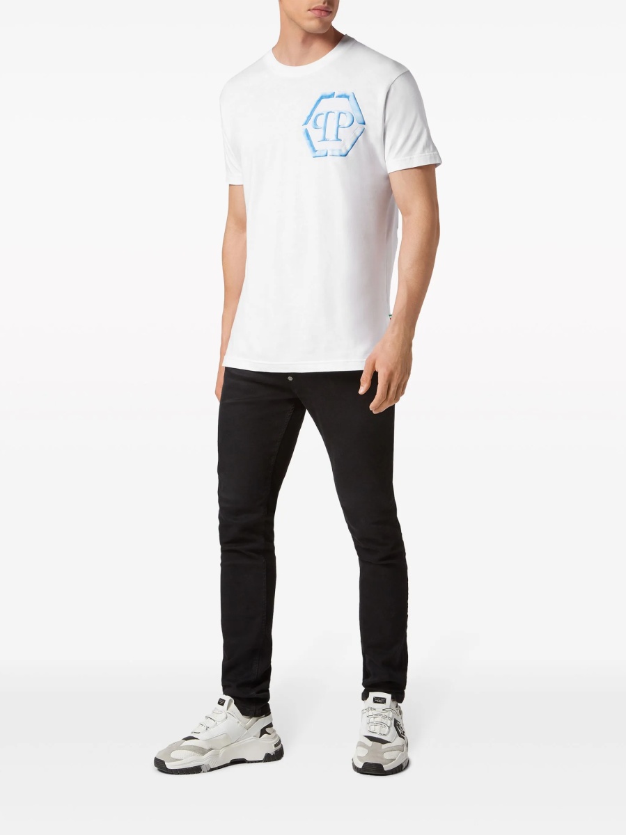 Tricou Philipp Plein alb - Img 2