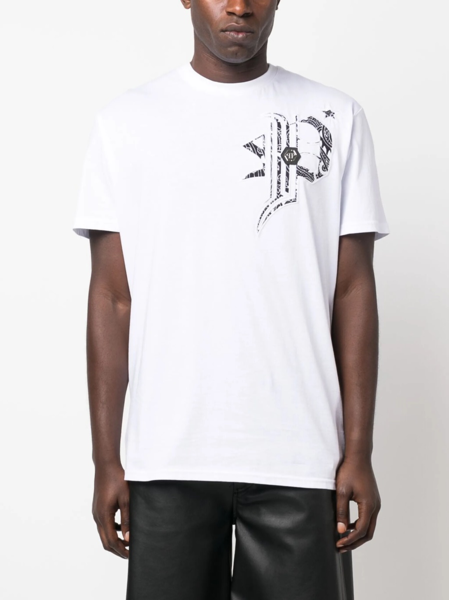 Tricou Philipp Plein alb - Img 3
