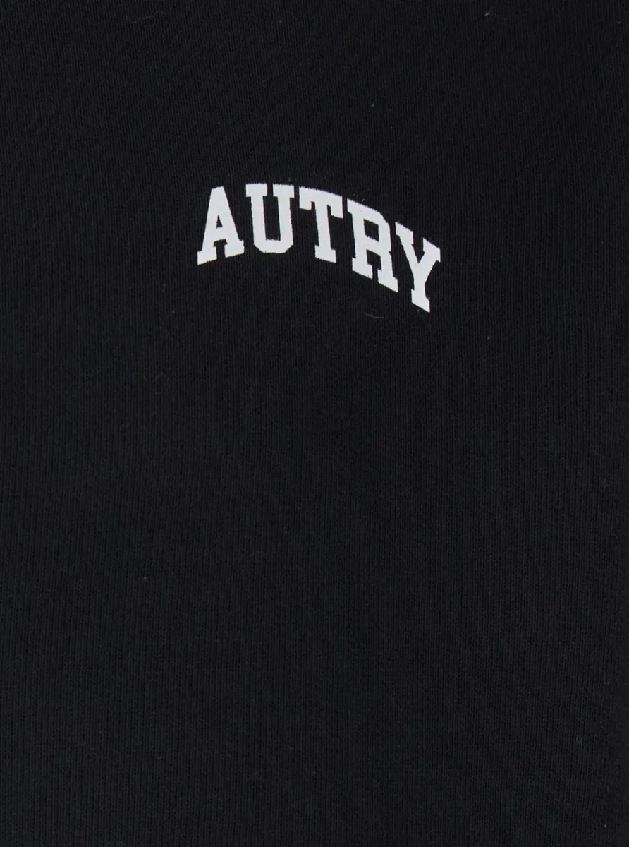Tricou polo AUTRY negru din bumbac - Img 3