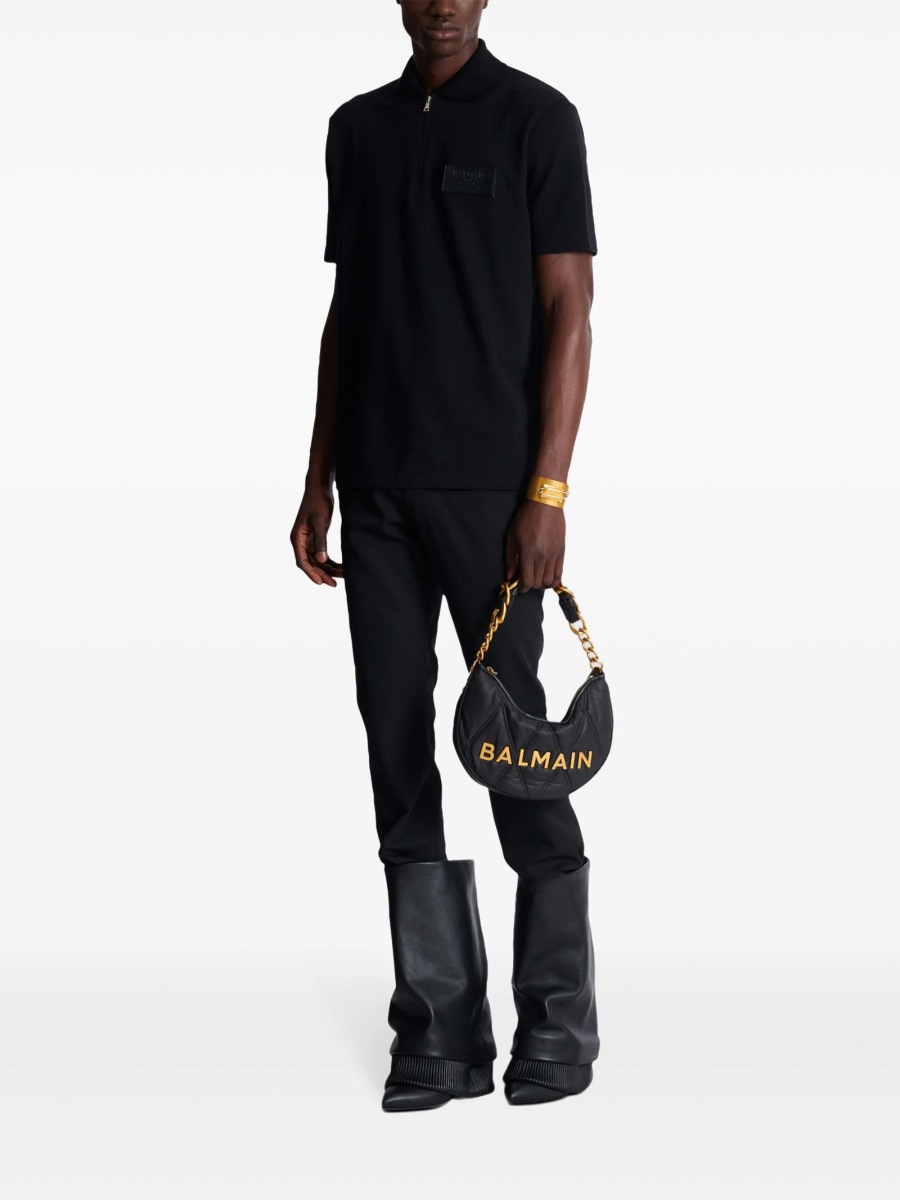 Tricou Polo Balmain negru - Img 2