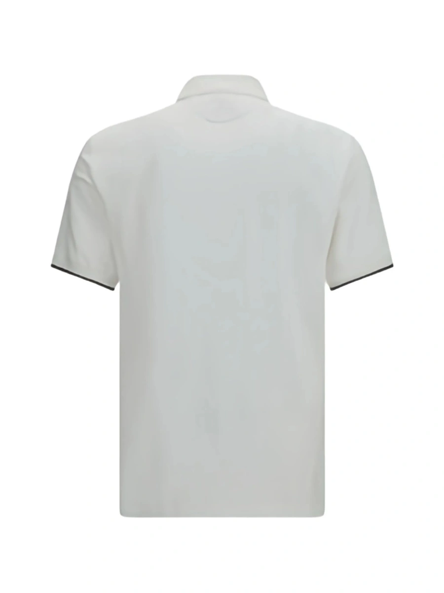 Tricou Polo Brunello Cucinelli alb - Img 2