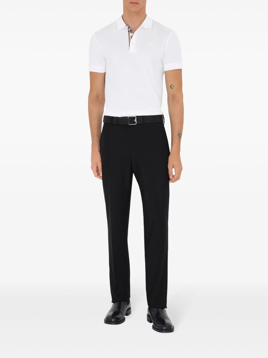 Tricou Polo Burberry alb - Img 2