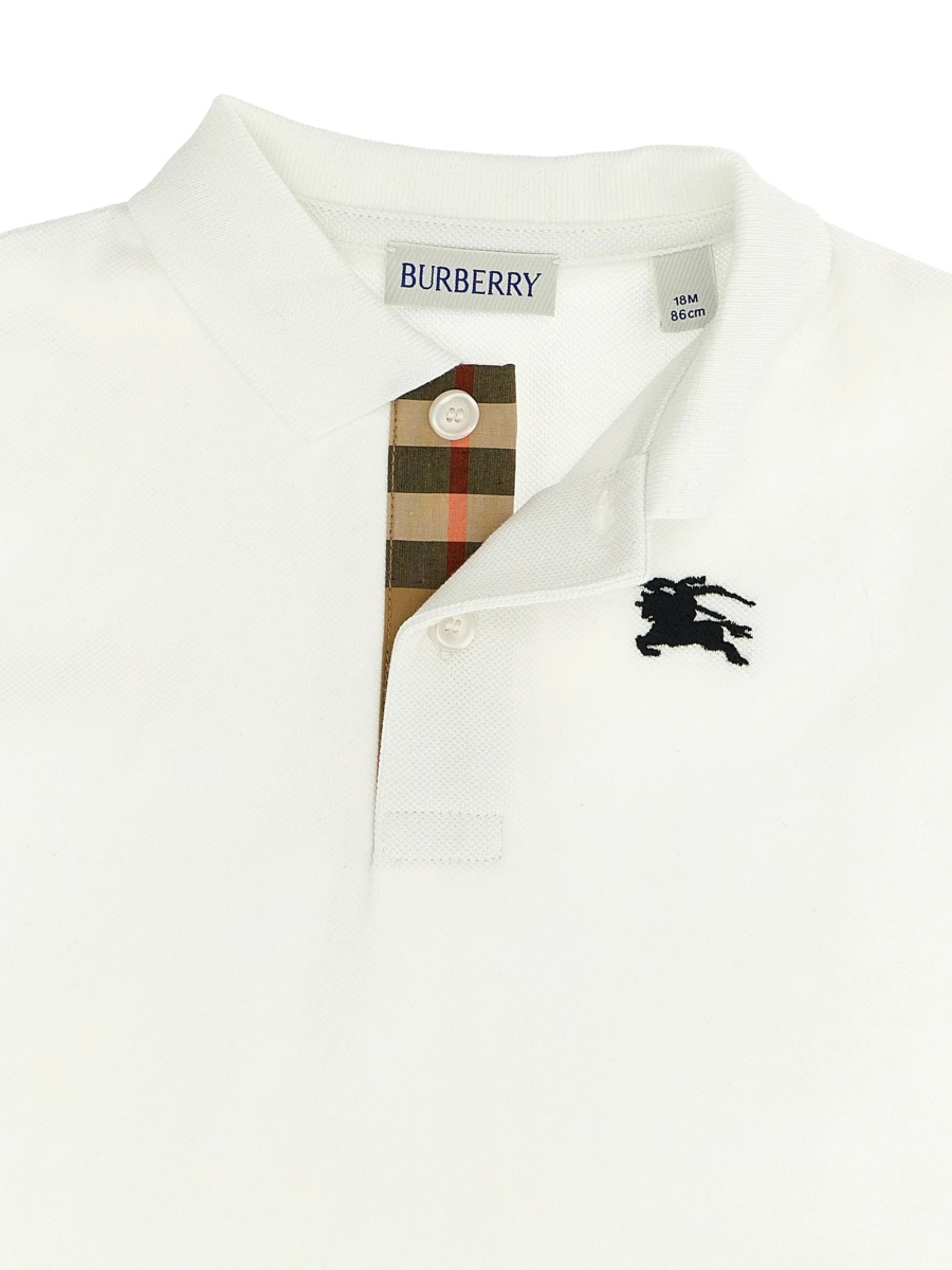 Tricou Polo Burberry alb - Img 3