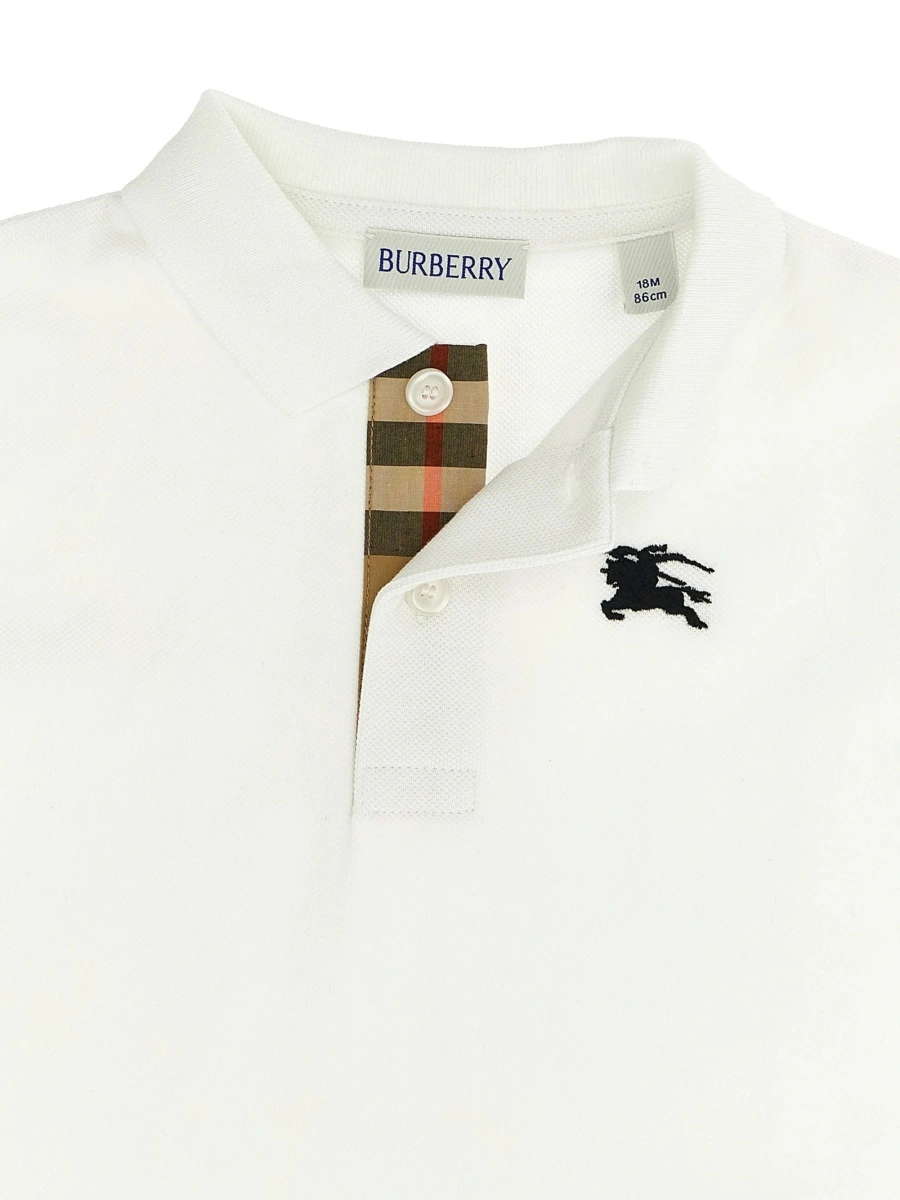 Tricou Polo Burberry alb - Img 3