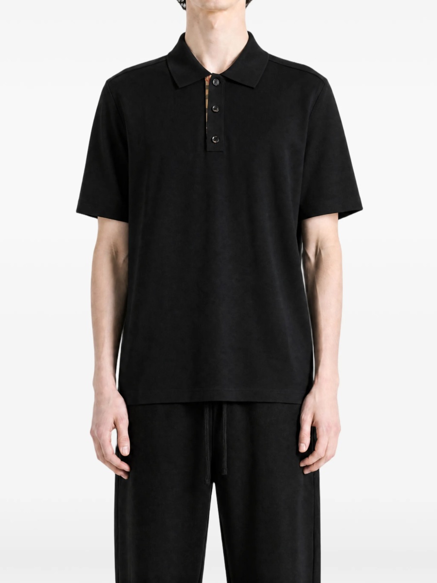Tricou Polo Burberry negru - Img 2