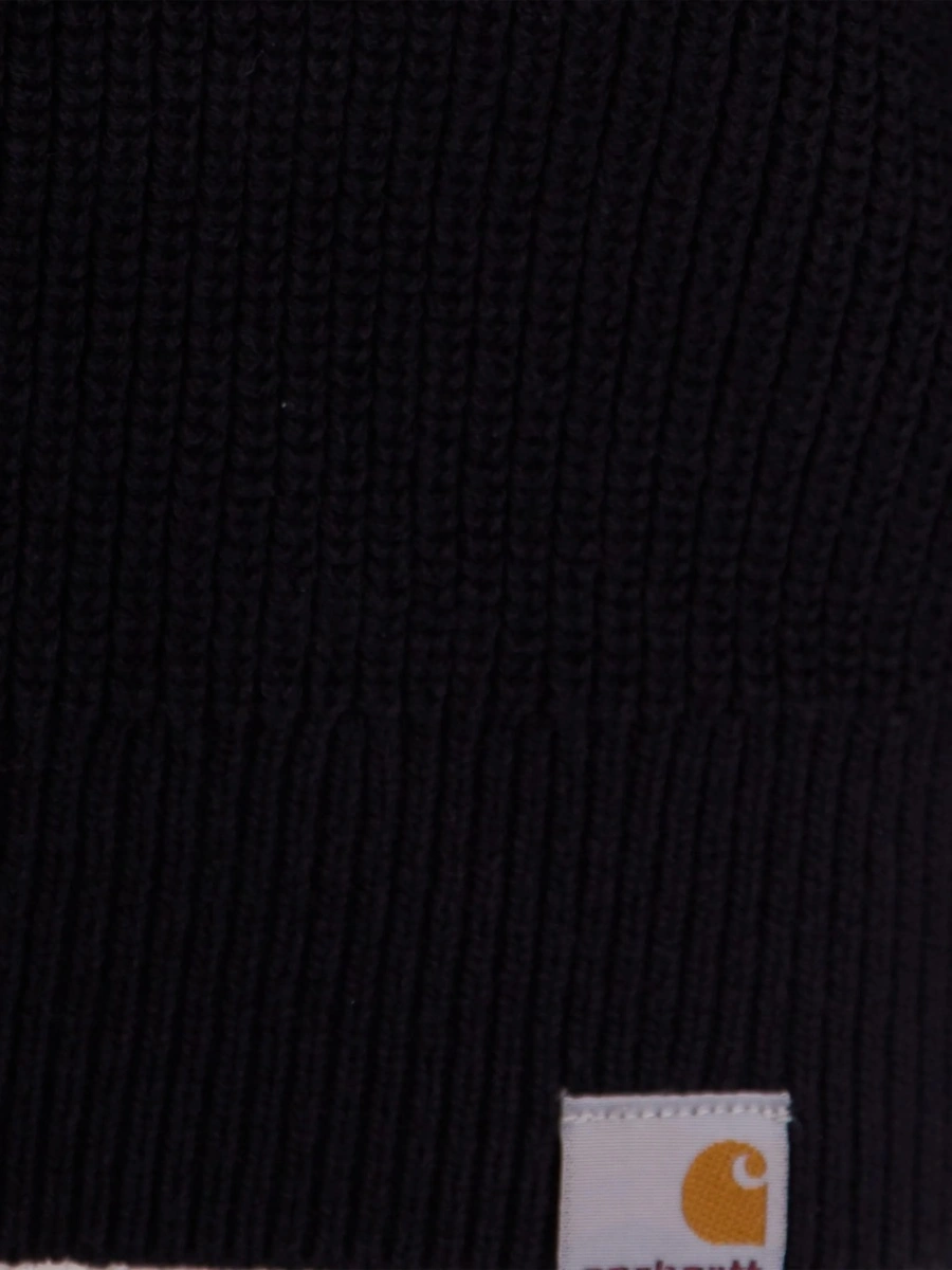 Tricou Polo Carhartt negru din bumbac - Img 3