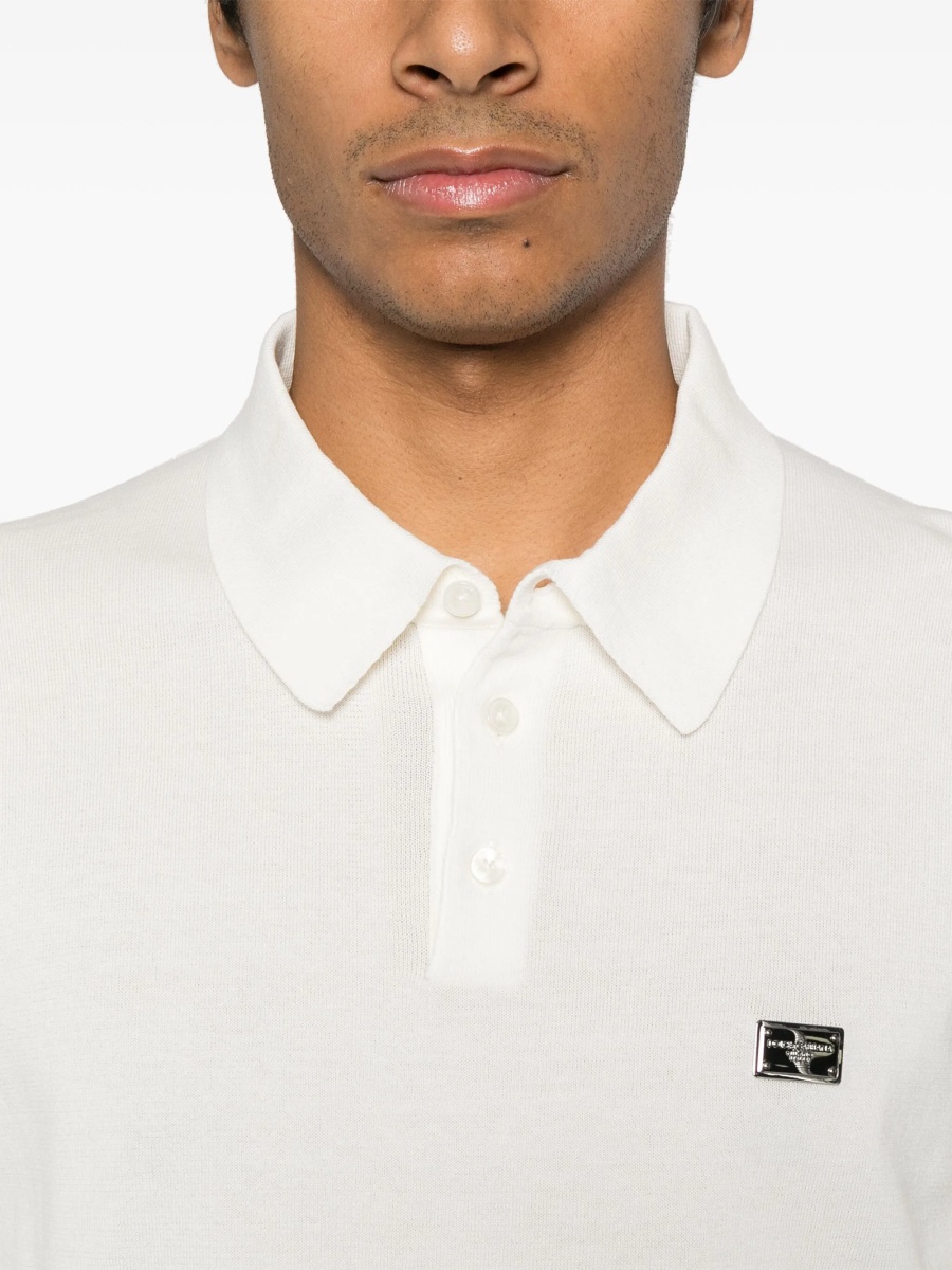 Tricou Polo Dolce &amp; Gabbana alb - Img 4