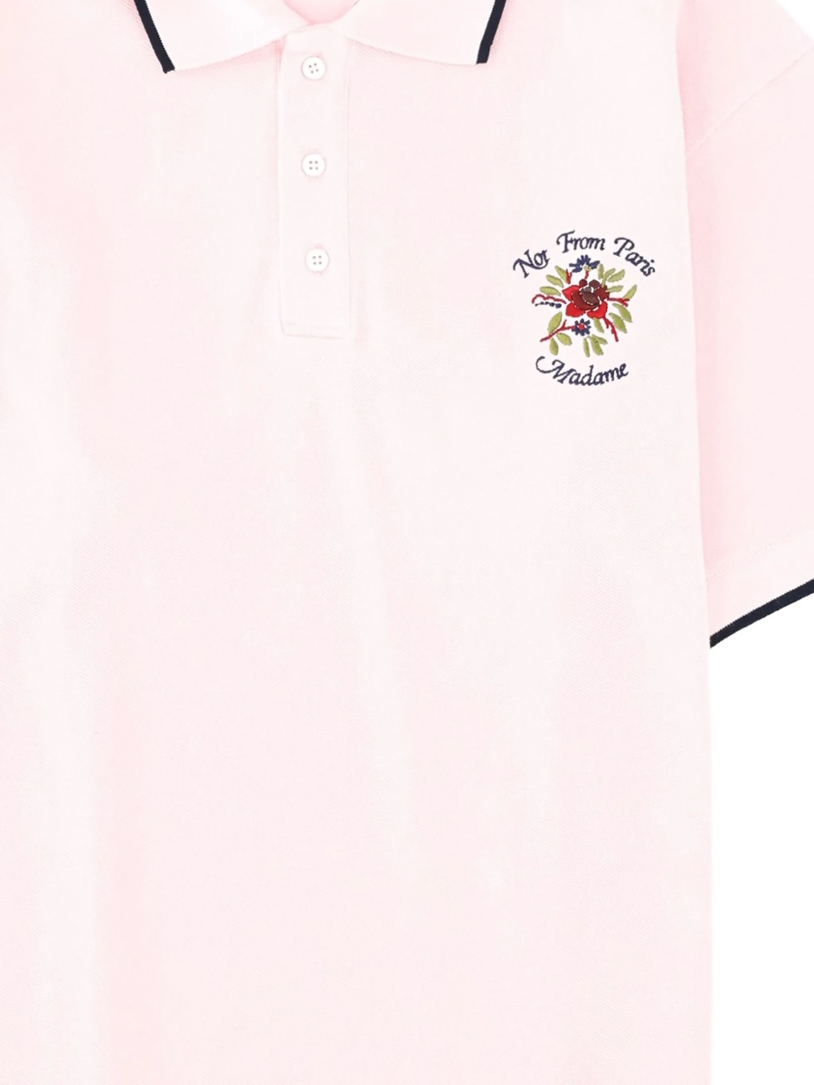 Tricou Polo DRÔLE DE MONSIEUR roz - Img 2