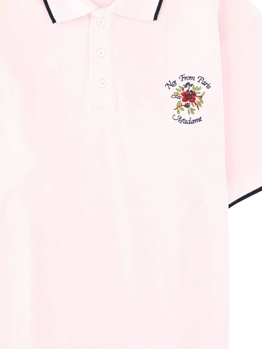 Tricou Polo DRÔLE DE MONSIEUR roz - Img 2