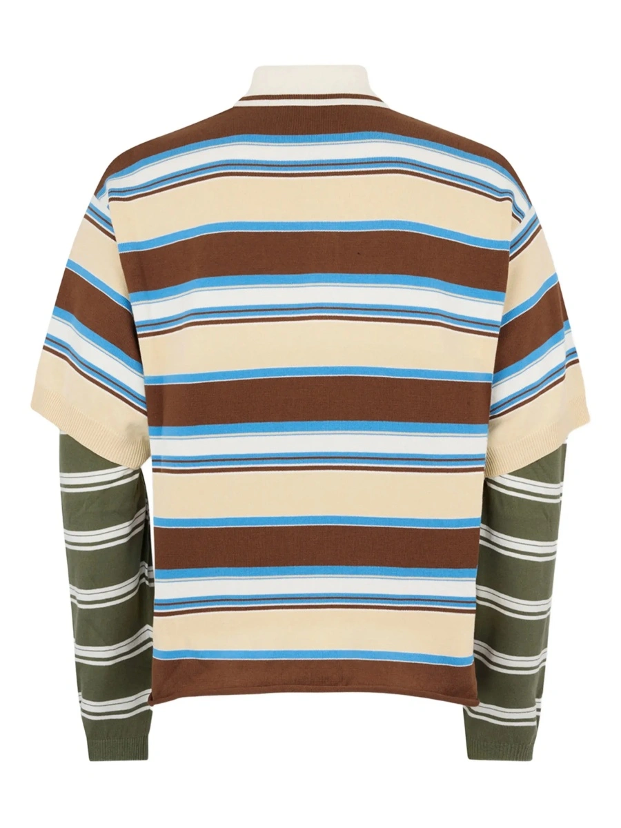 Tricou polo DSQUARED2 multicolor din bumbac - Img 4