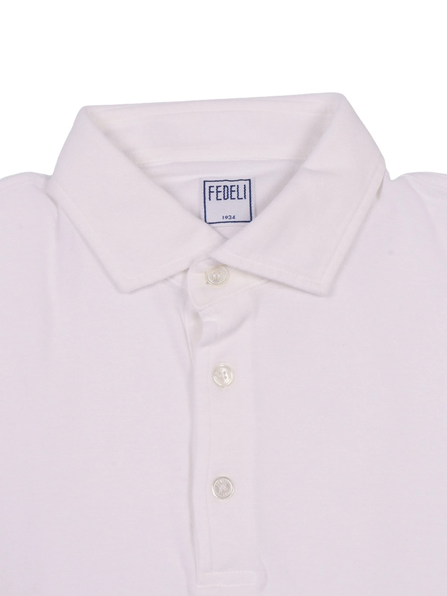 Tricou Polo Fedeli alb - Img 3