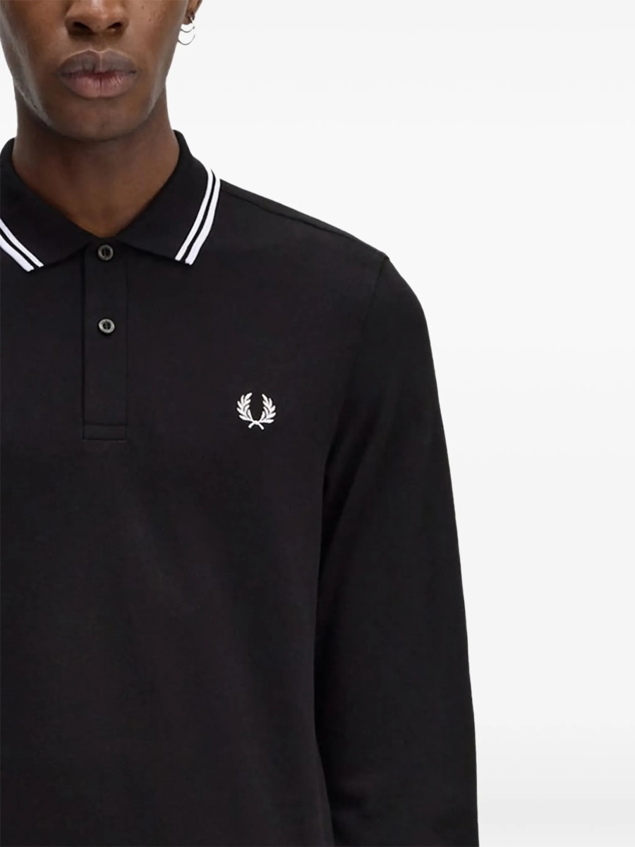 Tricou Polo Fred Perry negru - Img 2